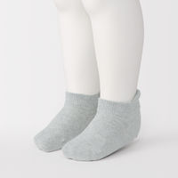 無印良品 ベビー 足なり直角 スニーカーイン（３足組） １１～１５ｃｍ ブルー・ネイビー・グレー 良品計画