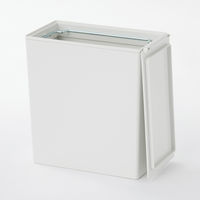 【まとめ買いセット】無印良品 ポリプロピレンごみ箱 角型 袋止め付 小（約3L） 1セット（1個×6） 良品計画