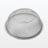 【まとめ買いセット】無印良品 ステンレス メッシュザル M 約直径19.5cm×高さ7.5cm 1セット（1個×6） 良品計画