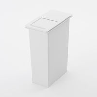 【まとめ買いセット】無印良品 ポリプロピレンフタが選べるダストボックス用フタ スライド窓付き横開き用 1セット（1個×10）