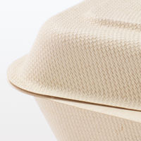 【まとめ買いセット】無印良品 バガスと竹パルプ フードパック 5枚入り 1セット（1袋（5枚入）×20） 良品計画