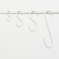 【まとめ買いセット】無印良品 アルミＳ字フック ロング 約幅10×高さ20cm 1セット（1個×10） 良品計画