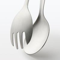 【まとめ買いセット】無印良品 ステンレス サラダトング ストッパー付き 約長さ20×幅4.5cm 1セット（1個×6） 良品計画