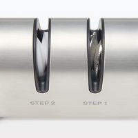 【まとめ買いセット】無印良品 二段階仕上げ シャープナー 約幅17×奥行4.5×高さ4.5cm 1セット（1個×4） 良品計画