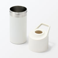 【まとめ買いセット】無印良品 冷やしたまま持ち運べる ペットボトル用保冷ホルダー 白 ５００ー６５０ｍＬ用 1セット（1個×6）