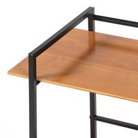 ウッド＆アイアン3段シェルフ ナチュラル　ラック　 studio CLIP