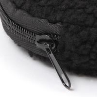 ボアミニサークルポーチ ブラック LAKOLE/ラコレ