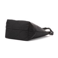 キルト2WAYショルダートートバッグ ブラック LAKOLE/ラコレ