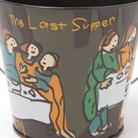 (世界の名作)ミニバケツ ラストサパー　小物収納 LAKOLE/ラコレ