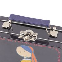 (世界の名作)ミニトランク 真珠の耳飾り　小物収納 LAKOLE/ラコレ