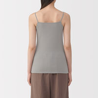 無印良品 レディース 婦人 あったか綿 キャミソール 婦人Ｌ グレイッシュブラウン 良品計画