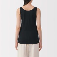 無印良品 レディース 婦人 あったか綿 タンクトップ 婦人Ｍ 黒 良品計画