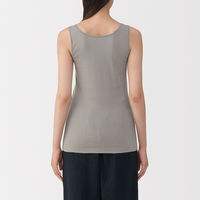 無印良品 レディース 婦人 あったか綿 タンクトップ 婦人Ｍ グレイッシュブラウン 良品計画