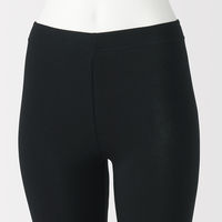 無印良品 レディース 婦人 あったか綿 レギンス 婦人Ｍ 黒 良品計画