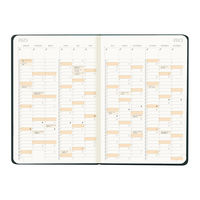 【2026年度1月始まり】ダイアリー ロディア ウェブプランナー　ウィークリーホリゾンタルＡ６　手帳 1週間レフトタイプ オレンジ 1冊（直送品）