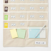 アスクル お薬カレンダー1週間用 ポケット付き　マチなし　１セット（3枚入） オリジナル