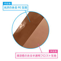 エスパック フロストリボン付ギフトバッグ 傘用 ブラウン 20枚入 FG-UN-AS 1袋(20枚入)（直送品）