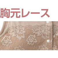 ディーエーピー カップ付レース半袖ホックインナー ブラウン M W0180023011 1枚（直送品）