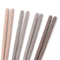 【LAKOLE/ラコレ】 樹脂削り箸4点セット アソート（わけあり品）