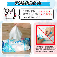 ウェットティッシュ 除菌シート レック アラクリーネ 激落ちくん 水99.9％ウエットシート 1セット（65枚×8個）（わけあり品）