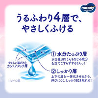 ムーニー おしりふき 水分たっぷり 厚手 詰め替え 1セット（1パック（64枚入×8個）×4）ユニ・チャーム