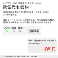 ダイニチ ハイブリッド式加湿器 2.5L 加湿量300ml 木造5畳/プレハブ8畳 HD-C300H(W) 1台