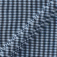 無印良品 メンズ　紳士 綿ブロード 前開き トランクス 紳士Ｓ サックスブルーチェック 良品計画