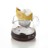 コーヒーサーバー コーヒーポット 400mL ブラック ストロン TW-3730 1個 食洗機対応 割れにくい 日本製 曙産業