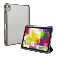 ナカバヤシ iPad 10.9インチ用 衝撃吸収ケース ブラック TBC-IP2202BK 1個