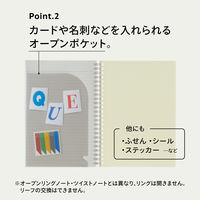 リヒトラブ ソフィーチェノート A5 オリーブ リーフ30枚 N3203-22 1冊