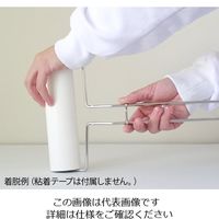 ホワイトマックス 粘着ローラー80mm巾 キャップ一体型 オールステンレス長金具 グッとかちん CR-504 1本 63-6335-76（直送品）