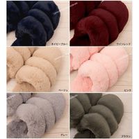 センコー SDS　ボアッパ　ボア　スリッパ　約25cm　ワインレッド SDS150399 1足（直送品）