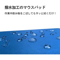 ナカバヤシ 撥水マウスパット ブルー MUP-924BL 1個