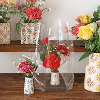 ヘッズ 無地フラワーベーススタンド-1 MFB-STD1 1セット（24枚：12枚×2パック）（直送品）