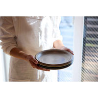 丸利玉樹利喜蔵商店 プレート 23cm L AirStack エアスタック 磁器 美濃焼 ネイビー 423211 1個（直送品）