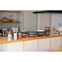 丸利玉樹利喜蔵商店 ボウル 14.5cm AirStack エアスタック 磁器 美濃焼 ラインブルー 423243 1個（直送品）