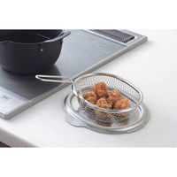 ヨシカワ 揚げ鍋用 蓋 アイカタ ステンレス製 日本製 441809 1個（直送品）