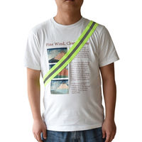 セーフラン安全用品 反射タスキベルト バックルタイプ 【10本セット】 J2439-10 1セット(10本入)（直送品）