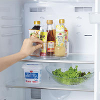 冷蔵庫 回転収納 マワリーナ 深型 クリア 1セット（1個×3） コジット