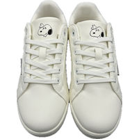 コマリヨー スヌーピー コートタイプスニーカー WHT/BLK 23.5cm  8292ー03 1足