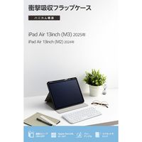 エレコム 13インチiPad Air(M3/M2) フラップケース 衝撃吸収 TB-A25XSANV 1個