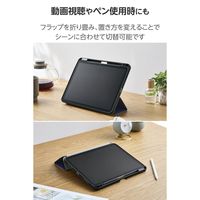 エレコム 11インチiPad Air(M3/M2) フラップケース 衝撃吸収 TB-A25MSANV 1個