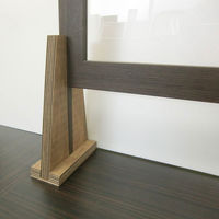 【飛沫防止パネル】 やまもく 飛沫防止パネル アクリル板 木枠付 上位モデル W1200 80000012k 1台（わけあり品）