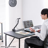 サンワサプライ クランプ式カメラマウント(4関節タイプ) CR-LACAM8 1個（直送品）