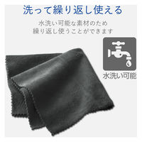 液晶クリーナー クリーニングクロス 超強力 特厚 超極細繊維 30×30cm ブラック AVD-TVCC01BK エレコム 1個（直送品）