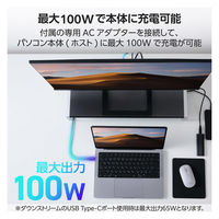 モニタースタンド型 ドッキングステーション 12in1 DST-W08 エレコム 1個（直送品）