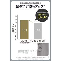 ドライヤー プロテクトイオン 大風速 冷温風 速乾 コード長1.7m スモーキーグレー NIB500B-H/E テスコム 1個（直送品）