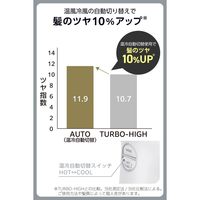 ドライヤー プロテクトイオン 大風速 冷温風 速乾 コード長1.7m ホワイトアッシュ NIB500B-W/E テスコム 1個（直送品）
