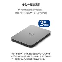 LaCie 外付け ポータブル HDD 2TB Mobile Drive Secure STLR2000400 ラシー 1個（直送品）