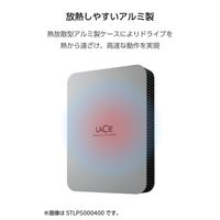 LaCie 外付け ポータブル HDD 5TB Mobile Drive Secure STLR5000400 ラシー 1個（直送品）